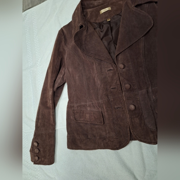 Wilsons Leather Brown Blazer - Great Condition - Picture 2 of 10